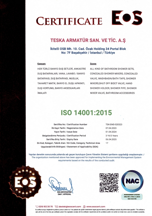 TESKA - ISO 14001-2015
