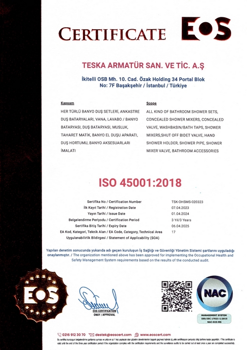 TESKA - ISO 45001-2018